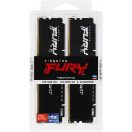 Память DDR5 2x32GB 5200MHz Kingston KF552C40BB2K2-64 Fury Beast Black Expo RTL Gaming PC5-41600 CL40 DIMM 288-pin 1.25В dual rank с радиатором Ret