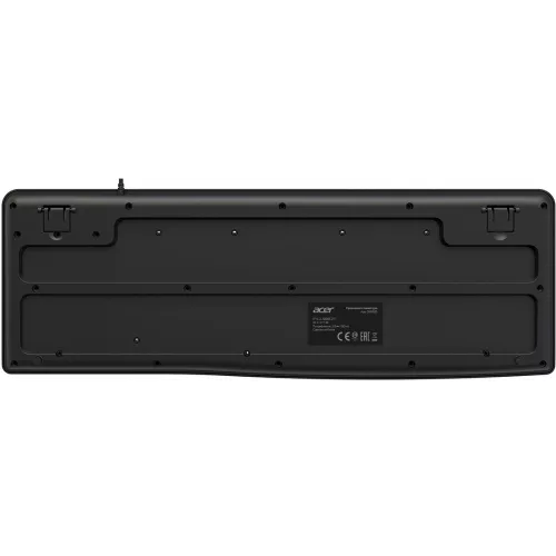 Клавиатура Acer OKW500 черный USB Multimedia (ZL.KBDEE.01T) кабель 1.8м