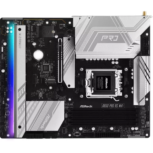 Материнская плата Asrock B850 PRO RS WIFI Socket AM5 AMD B850 4xDDR5 ATX AC`97 8ch(7.1) 2.5Gg RAID+HDMI