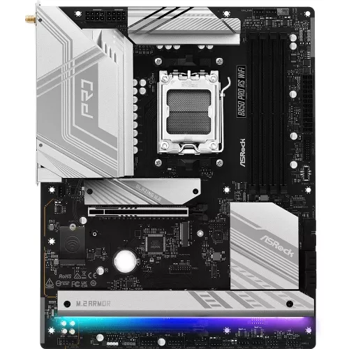 Материнская плата Asrock B850 PRO RS WIFI Socket AM5 AMD B850 4xDDR5 ATX AC`97 8ch(7.1) 2.5Gg RAID+HDMI