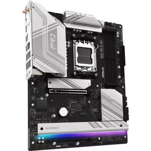 Материнская плата Asrock B850 PRO RS WIFI Socket AM5 AMD B850 4xDDR5 ATX AC`97 8ch(7.1) 2.5Gg RAID+HDMI