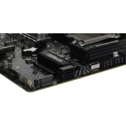 Материнская плата Asrock B650M PG LIGHTNING Socket AM5 AMD B650 4xDDR5 mATX AC`97 8ch(7.1) 2.5Gg RAID+HDMI+DP