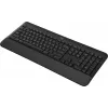 Клавиатура Logitech K650 черный USB беспроводная BT/Radio Multimedia (подставка для запястий) (920-010954)