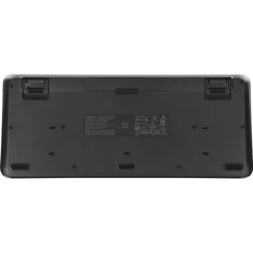 Клавиатура Logitech K650 черный USB беспроводная BT/Radio Multimedia (подставка для запястий) (920-010954)