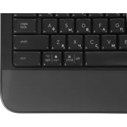 Клавиатура Logitech K650 черный USB беспроводная BT/Radio Multimedia (подставка для запястий) (920-010954)