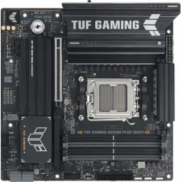 Материнская плата Asus TUF GAMING B850M-PLUS WIFI7 Socket AM5 AMD B850 4xDDR5 mATX AC`97 8ch(7.1) 2.5Gg RAID+HDMI+DP