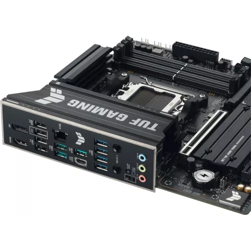 Материнская плата Asus TUF GAMING B850M-PLUS WIFI7 Socket AM5 AMD B850 4xDDR5 mATX AC`97 8ch(7.1) 2.5Gg RAID+HDMI+DP