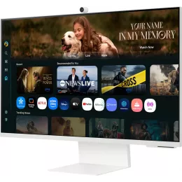 Монитор Samsung 32" S32FM803UIXCI белый VA LED 16:9 HDMI M/M Cam матовая HAS 3000:1 400cd 178гр/178гр 3840x2160 60Hz 4K USB 7кг