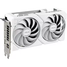 Видеокарта Asus PCI-E 5.0 DUAL-RX9060XT-16G-WHITE AMD Radeon RX 9060XT 16Gb 128bit GDDR6 2620/20000 HDMIx1 DPx2 HDCP Ret