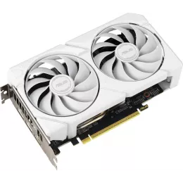 Видеокарта Asus PCI-E 5.0 DUAL-RX9060XT-16G-WHITE AMD Radeon RX 9060XT 16Gb 128bit GDDR6 2620/20000 HDMIx1 DPx2 HDCP Ret