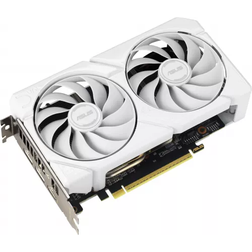 Видеокарта Asus PCI-E 5.0 DUAL-RX9060XT-16G-WHITE AMD Radeon RX 9060XT 16Gb 128bit GDDR6 2620/20000 HDMIx1 DPx2 HDCP Ret