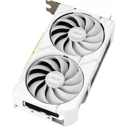 Видеокарта Asus PCI-E 5.0 DUAL-RX9060XT-16G-WHITE AMD Radeon RX 9060XT 16Gb 128bit GDDR6 2620/20000 HDMIx1 DPx2 HDCP Ret