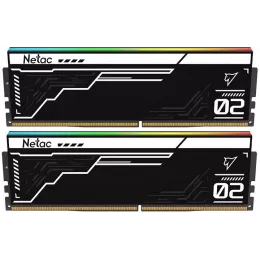 Память DDR5 2x16GB 6400MHz Netac NTS2D5P64DP-32K Shadow II RGB RTL Gaming PC5-51200 CL32 DIMM ECC 288-pin 1.35В kit с радиатором Ret