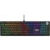 Клавиатура MSI GK320 механическая черный USB Multimedia for gamer LED (S11-04RU259-HH9) кабель 1.6м