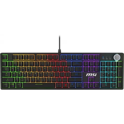 Клавиатура MSI GK320 механическая черный USB Multimedia for gamer LED (S11-04RU259-HH9) кабель 1.6м