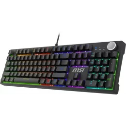 Клавиатура MSI GK320 механическая черный USB Multimedia for gamer LED (S11-04RU259-HH9) кабель 1.6м