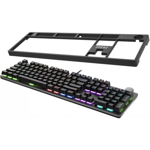 Клавиатура MSI GK320 механическая черный USB Multimedia for gamer LED (S11-04RU259-HH9) кабель 1.6м