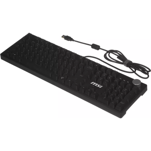 Клавиатура MSI GK320 механическая черный USB Multimedia for gamer LED (S11-04RU259-HH9) кабель 1.6м