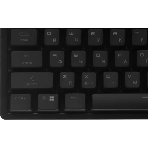 Клавиатура MSI GK320 механическая черный USB Multimedia for gamer LED (S11-04RU259-HH9) кабель 1.6м