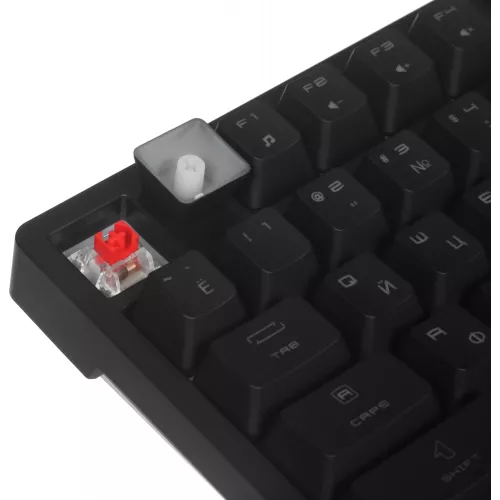 Клавиатура MSI GK320 механическая черный USB Multimedia for gamer LED (S11-04RU259-HH9) кабель 1.6м