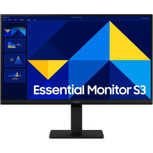 Монитор Samsung 22" Essential S3 S22D300GAMXUE черный IPS LED 16:9 HDMI матовая 250cd 178гр/178гр 1920x1080 100Hz VGA FHD 2.2кг