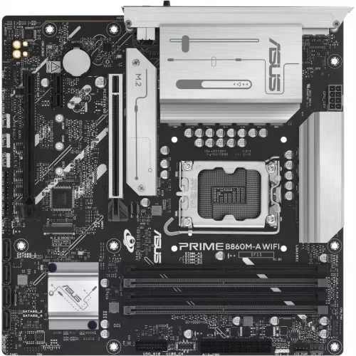 Материнская плата Asus PRIME B860M-A WIFI Soc-1851 Intel B860 4xDDR5 mATX AC`97 8ch(7.1) 2.5Gg RAID+HDMI+DP