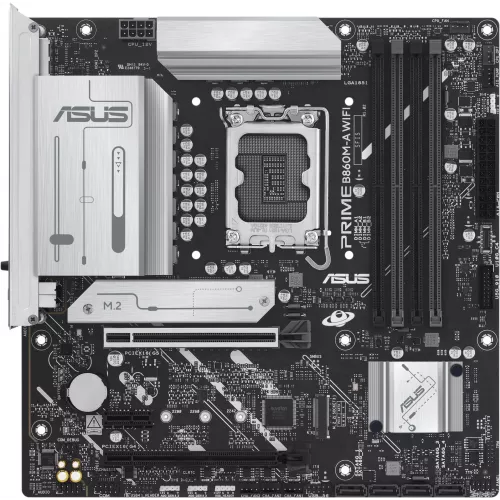 Материнская плата Asus PRIME B860M-A WIFI Soc-1851 Intel B860 4xDDR5 mATX AC`97 8ch(7.1) 2.5Gg RAID+HDMI+DP