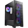 Корпус Azza AEROHEX черный без БП ATX 6x120mm 2x140mm 1xUSB2.0 1xUSB3.0 audio bott PSU