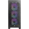 Корпус Azza AEROHEX черный без БП ATX 6x120mm 2x140mm 1xUSB2.0 1xUSB3.0 audio bott PSU