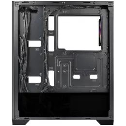 Корпус Azza AEROHEX черный без БП ATX 6x120mm 2x140mm 1xUSB2.0 1xUSB3.0 audio bott PSU