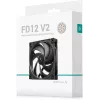 Вентилятор для корпуса Deepcool FD12 V2 120х120x25 черный 4-pin 35.6дБ (R-FD12V2-BKNPN1-G) Ret