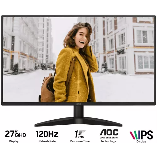 Монитор AOC 27" Q27B36S3 черный IPS 16:9 HDMI матовая 350cd 2560x1440 120Hz DP 2K