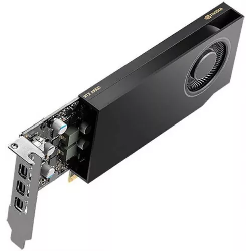 Видеокарта PNY PCI-E 4.0 A1000 NVIDIA RTX A1000 8Gb 128bit GDDR6 727/10000 mDPx4 HDCP oem low profile