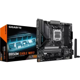 Материнская плата Gigabyte B850M EAGLE WF7 Socket AM5 AMD B850 4xDDR5 mATX AC`97 8ch(7.1) 2.5Gg RAID+HDMI+DP