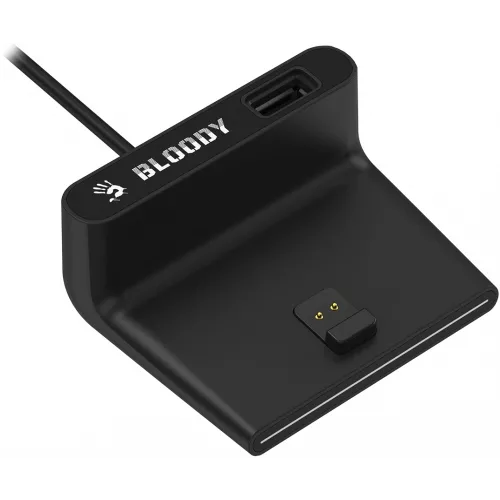 Мышь A4Tech Bloody R77 ULTRA DOCK черный оптическая 20000dpi беспров. USB