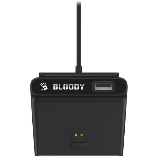 Мышь A4Tech Bloody R77 ULTRA DOCK черный оптическая 20000dpi беспров. USB
