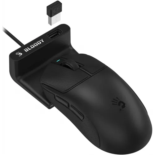 Мышь A4Tech Bloody R77 ULTRA DOCK черный оптическая 20000dpi беспров. USB