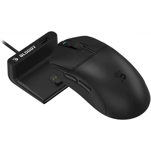 Мышь A4Tech Bloody R77 ULTRA DOCK черный оптическая 20000dpi беспров. USB