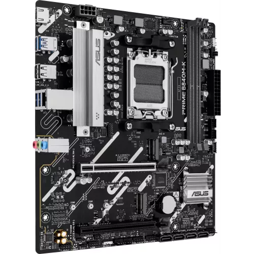 Материнская плата Asus PRIME B840M-K Socket AM5 AMD B840 2xDDR5 mATX AC`97 8ch(7.1) 2.5Gg RAID+HDMI