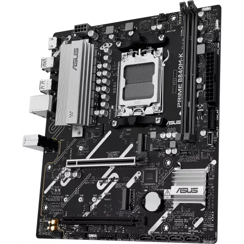 Материнская плата Asus PRIME B840M-K Socket AM5 AMD B840 2xDDR5 mATX AC`97 8ch(7.1) 2.5Gg RAID+HDMI