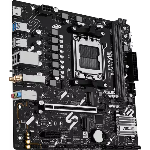 Материнская плата Asus PRIME B850M-F WIFI Socket AM5 AMD B850 2xDDR5 mATX AC`97 8ch(7.1) GbLAN RAID+VGA+HDMI