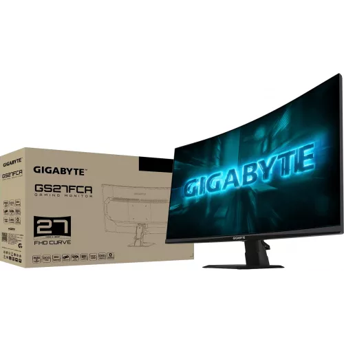 Монитор Gigabyte 27" GS27FCA черный VA LED 16:9 HDMI полуматовая 3000:1 250cd 178гр/178гр 1920x1080 200Hz DP FHD 4.59кг
