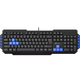 Клавиатура Оклик 750G FROST WAR черный/черный USB Multimedia for gamer (337452) кабель 1.8м
