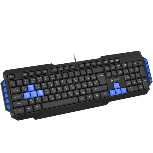 Клавиатура Оклик 750G FROST WAR черный/черный USB Multimedia for gamer (337452) кабель 1.8м