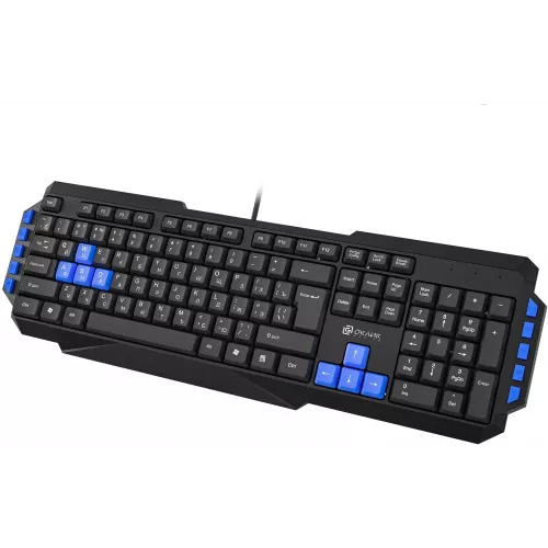 Клавиатура Оклик 750G FROST WAR черный/черный USB Multimedia for gamer (337452) кабель 1.8м