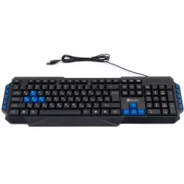 Клавиатура Оклик 750G FROST WAR черный/черный USB Multimedia for gamer (337452) кабель 1.8м
