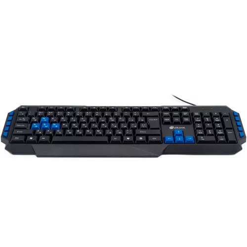 Клавиатура Оклик 750G FROST WAR черный/черный USB Multimedia for gamer (337452) кабель 1.8м