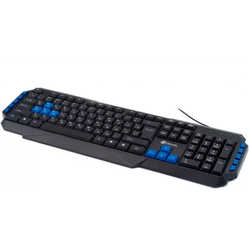 Клавиатура Оклик 750G FROST WAR черный/черный USB Multimedia for gamer (337452) кабель 1.8м
