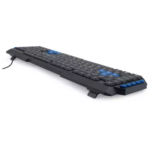 Клавиатура Оклик 750G FROST WAR черный/черный USB Multimedia for gamer (337452) кабель 1.8м