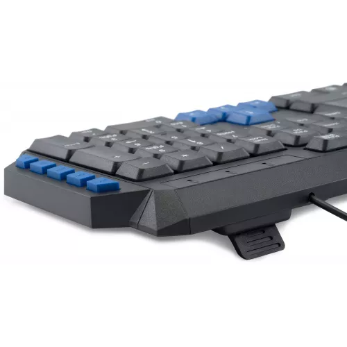 Клавиатура Оклик 750G FROST WAR черный/черный USB Multimedia for gamer (337452) кабель 1.8м